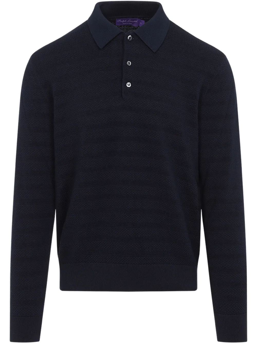 jacquarded polo shirt