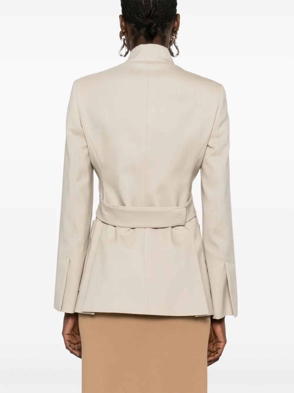 Shop Max Mara Nereo Blazer In Neutrals