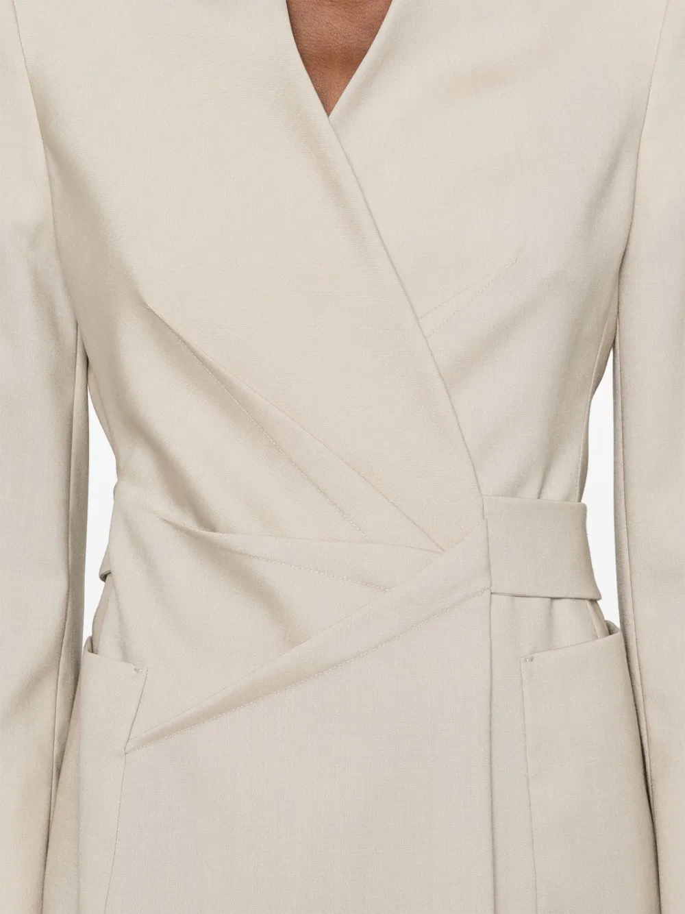 Shop Max Mara Nereo Blazer In Neutrals