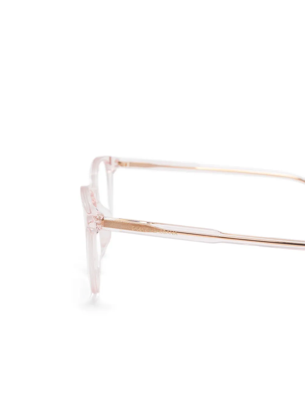 Dolce & Gabbana Eyewear Bril met vlinder montuur Roze