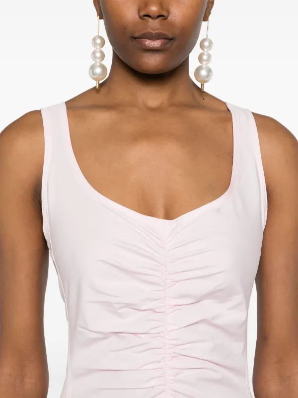 【送料&関税込】SportMax Galante Sleeveless Maxi Dress Sportmax Galante Maxi Dress | Pink | FARFETCH JO