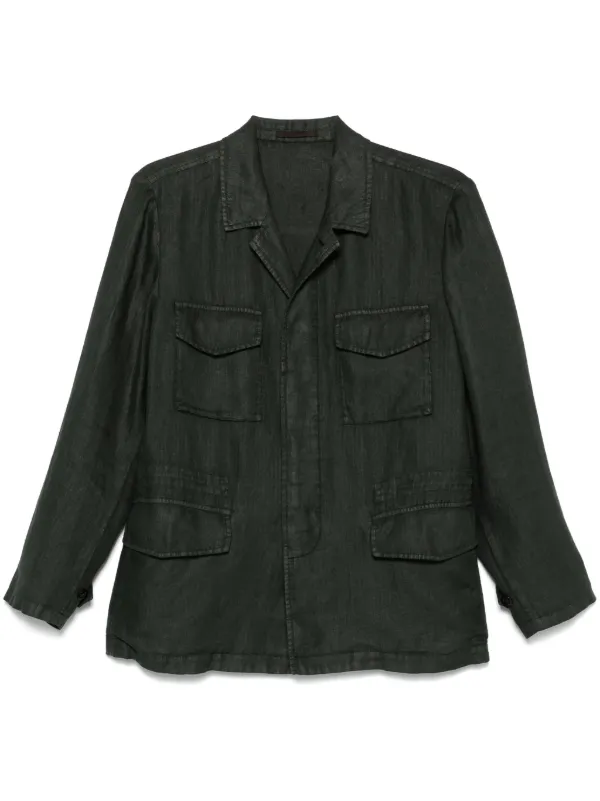 Boglioli リネンジャケット | グリーン | FARFETCH JP