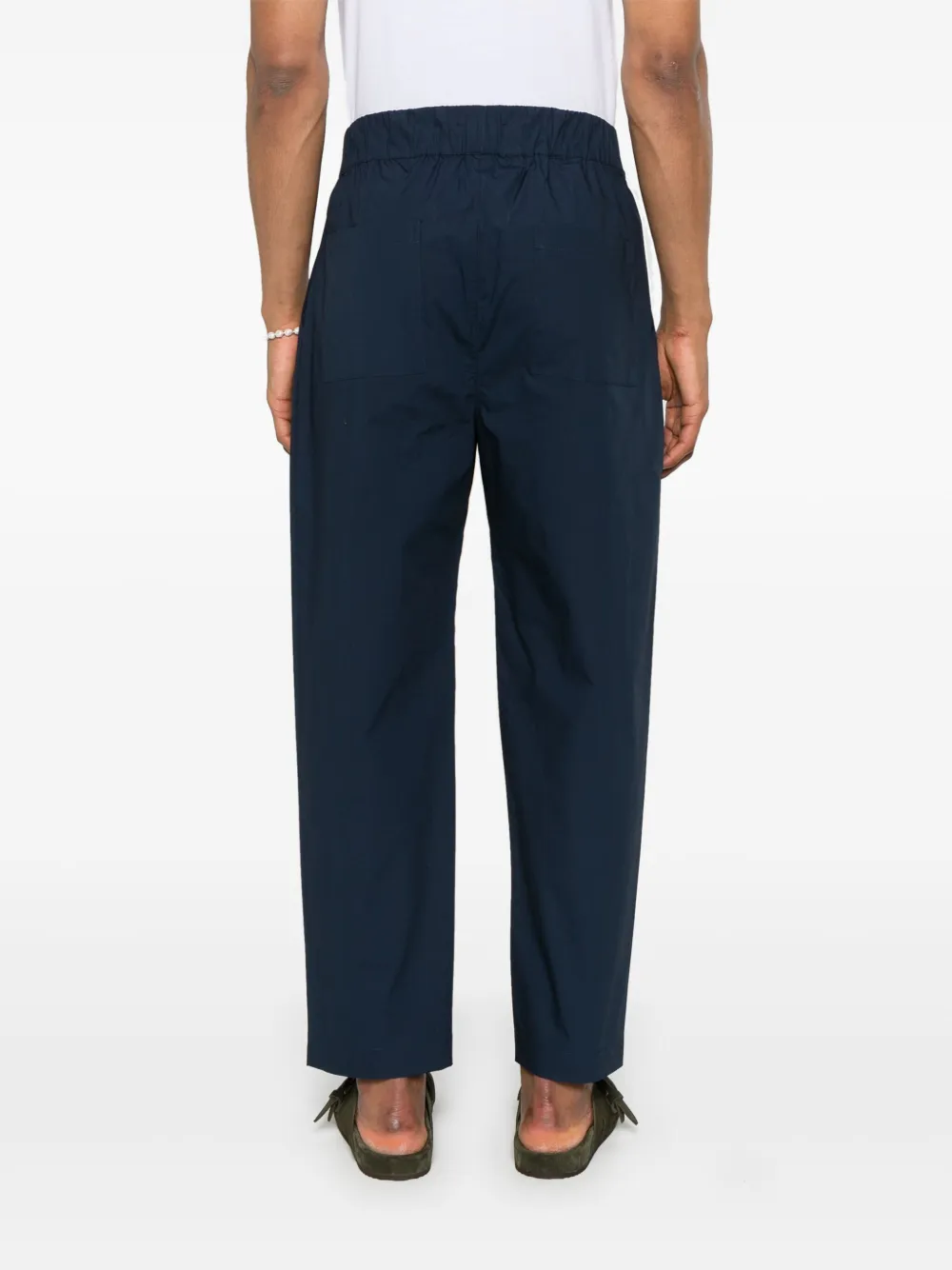 A Paper Kid Broek met geplooid detail Blauw