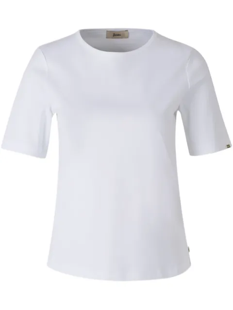 Herno structured short-sleeve top