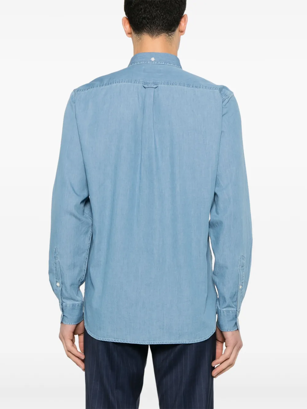 Woolrich Katoenen overhemd Blauw