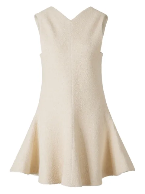 KHAITE V-back flared skater dress