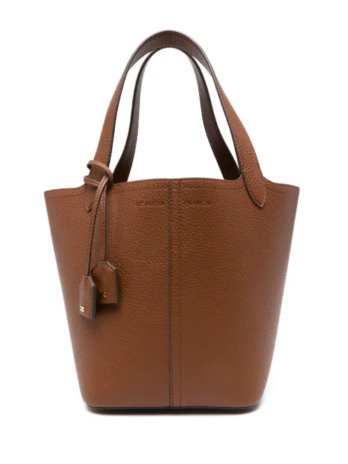Petit sac cabas à breloque - Elisabetta Franchi - Modalova