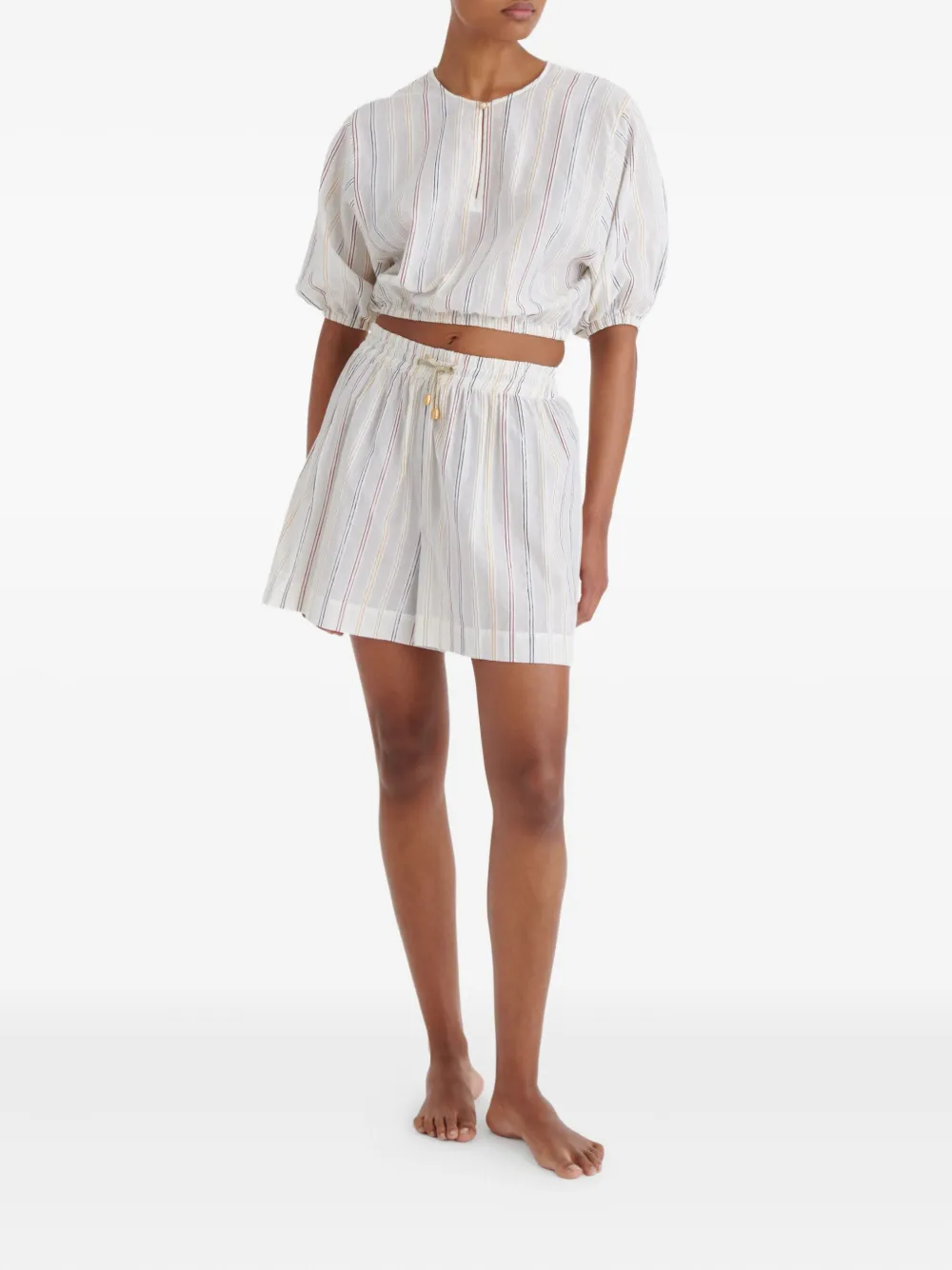 ERES Gestreepte shirt - Wit