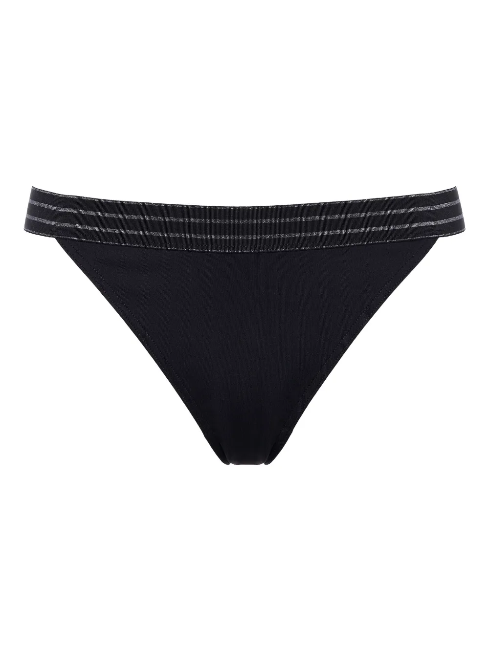 ERES Rayonnant bikinislip met gestreepte tailleband Zwart