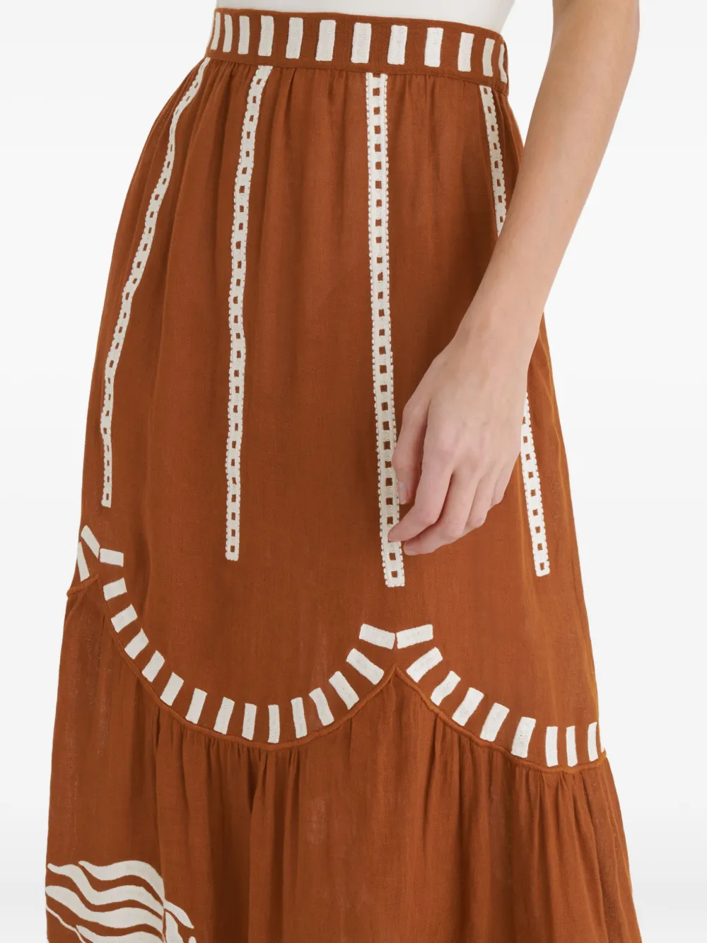 Shop Eres Starfish Maxi Skirt