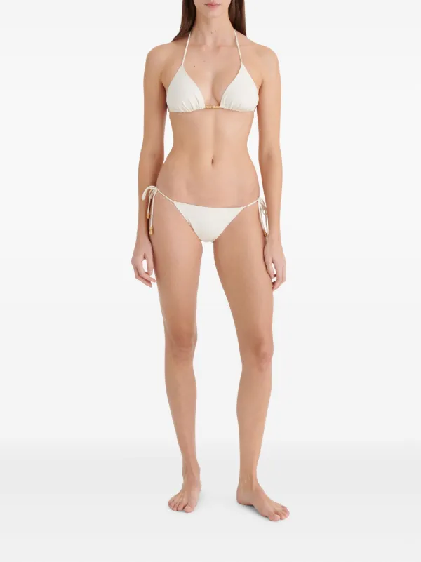 ビキニ ERES 'Ephemere' bikini top ERES: Brown Ephemere Bikini Top | SSENSE