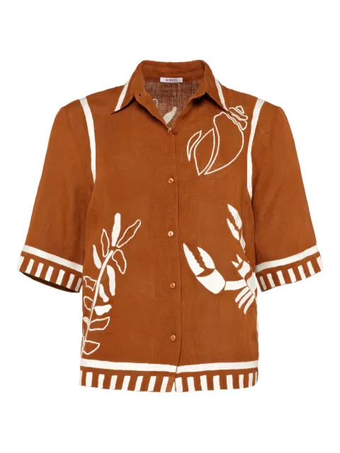ERES Crab button-up shirt