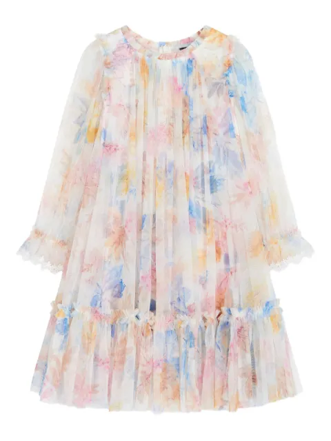 NEEDLE & THREAD KIDS vestido con estampado floral