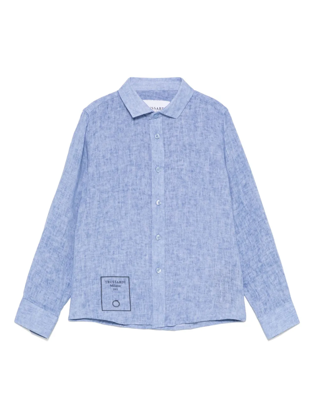 TRUSSARDI JUNIOR logo-print shirt | Blue | Image 1