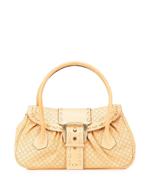 Céline Pre-Owned 2000 Perforated Leather Buckle handbag
