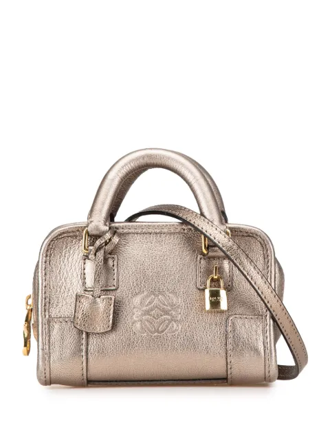 Loewe Pre-Owned 2008 Micro Metallic Leather Amazona satchel