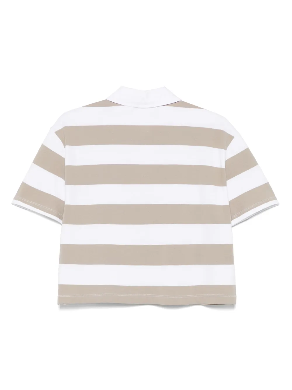 DKNY Gestreepte polotop - Wit