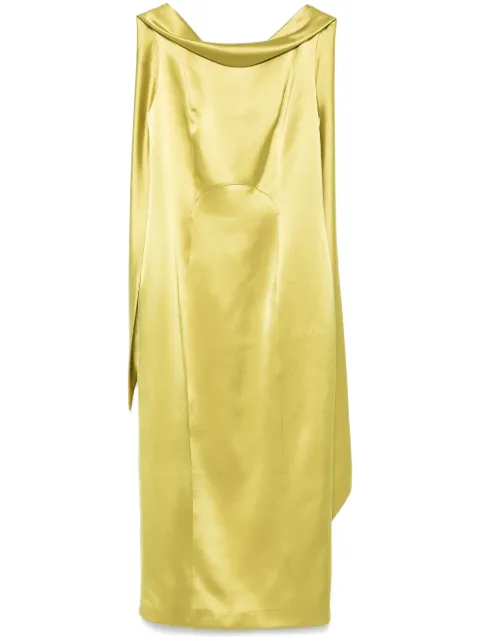 Fely Campo sash-detail midi dress