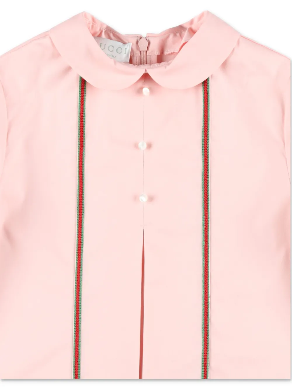 Gucci Kids Jurk met Web-streep Roze