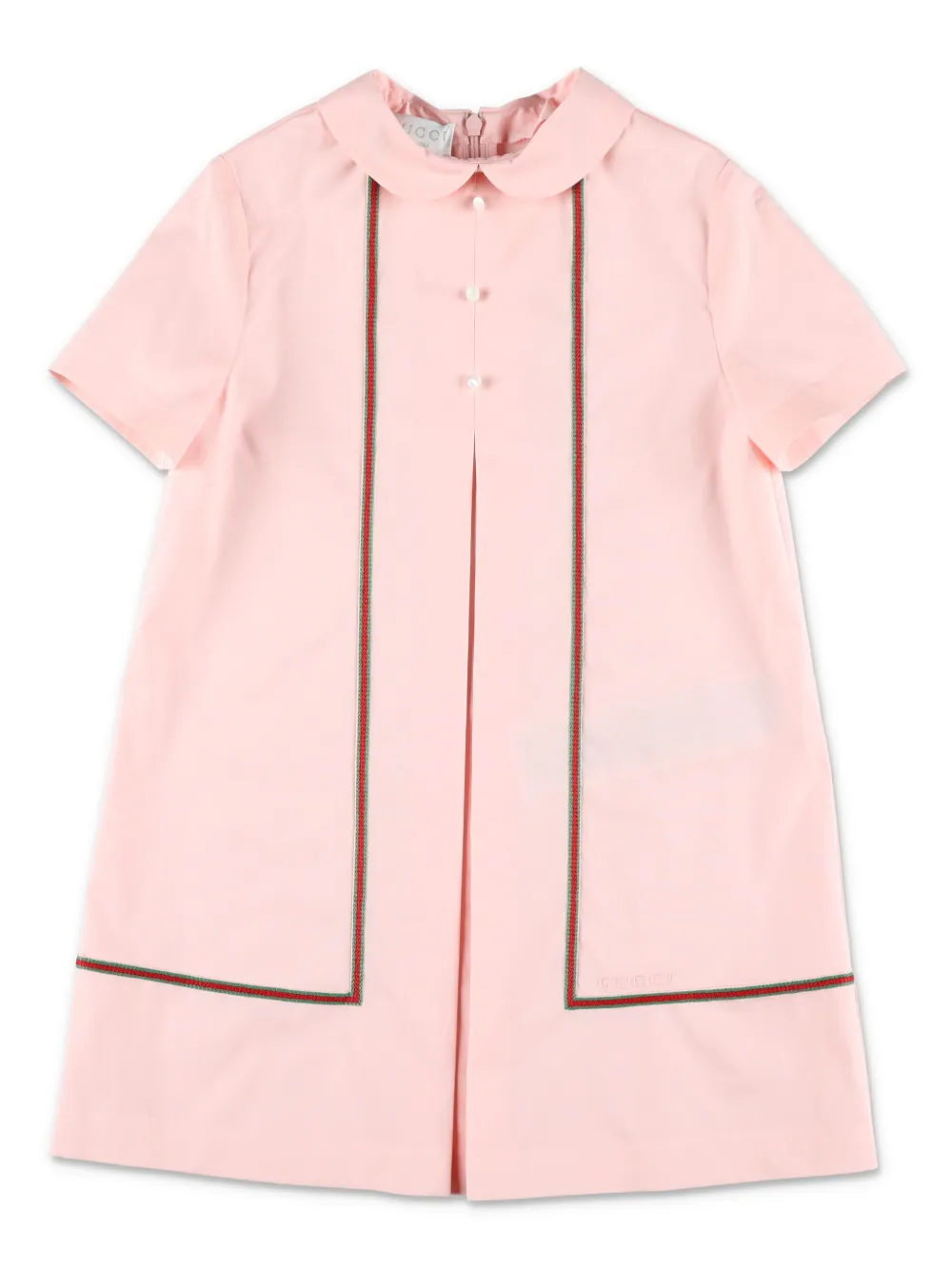 Gucci Kids Jurk met Web-streep Roze