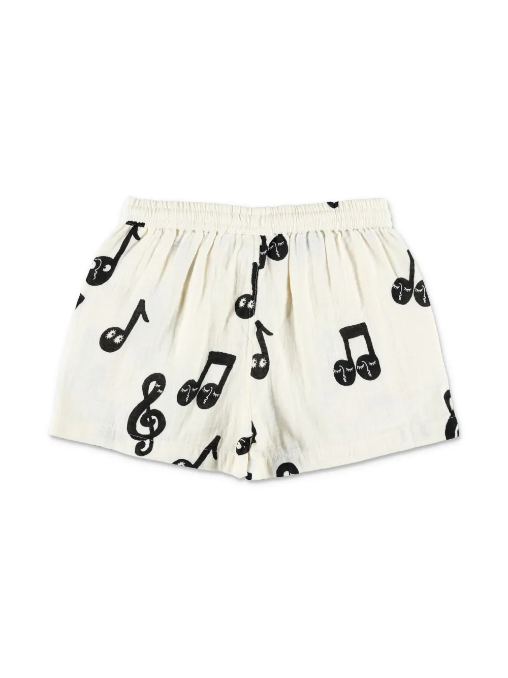 Mini Rodini musical note-print shorts - Wit