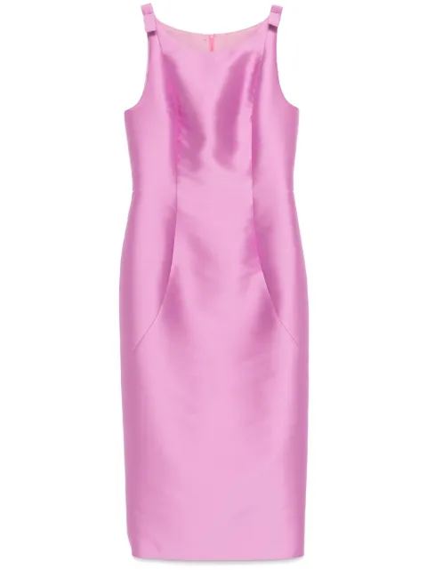 Fely Campo bow-detail midi dress