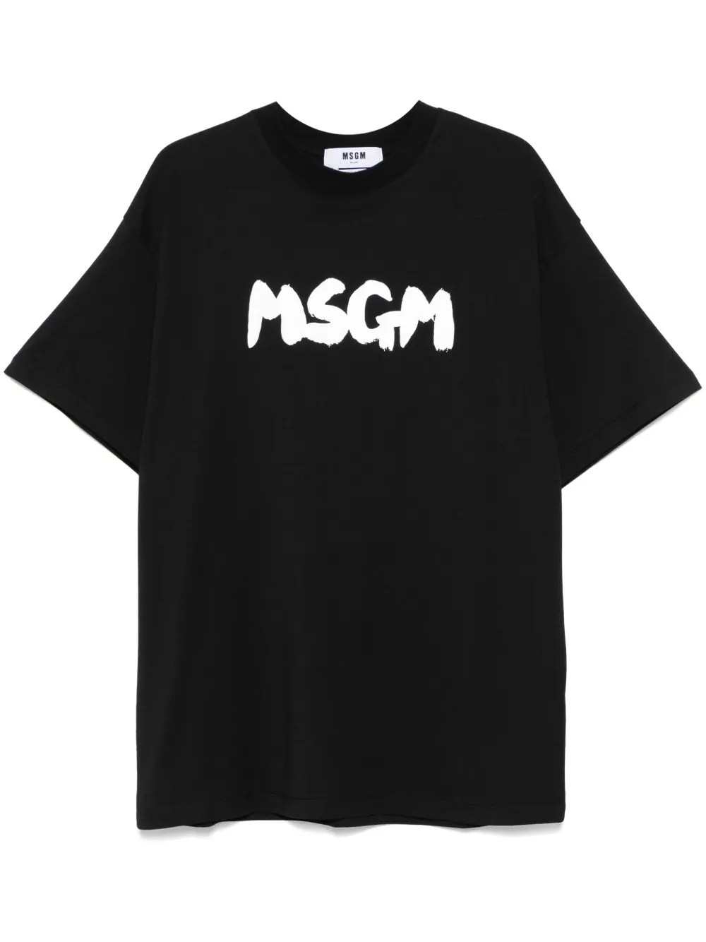 MSGM logo-print T-shirt | Black | Image 1