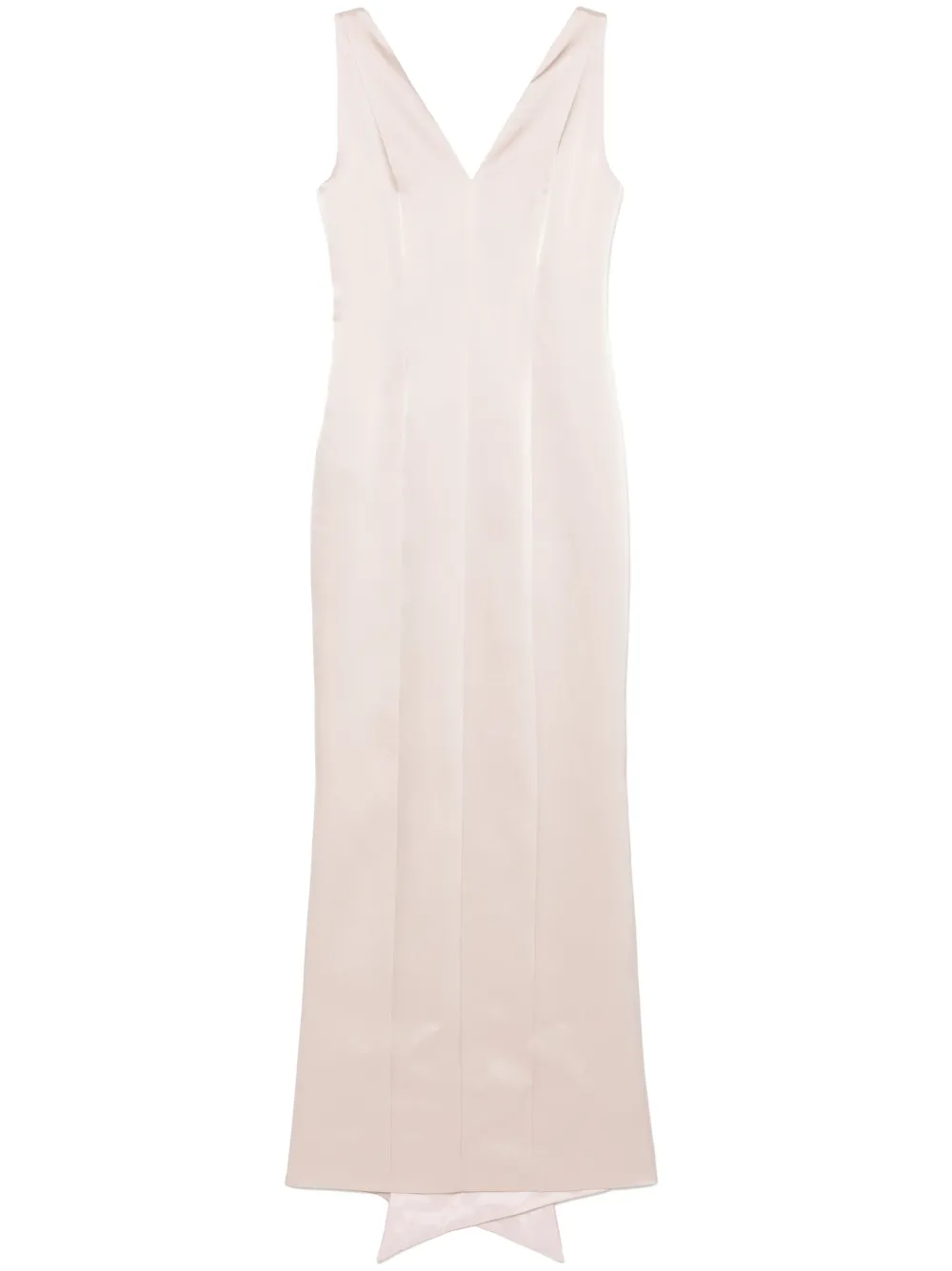 satin maxi dress