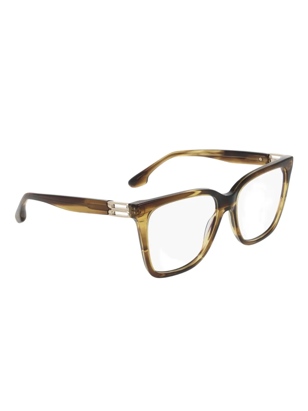 Victoria Beckham square-frame glasses Groen