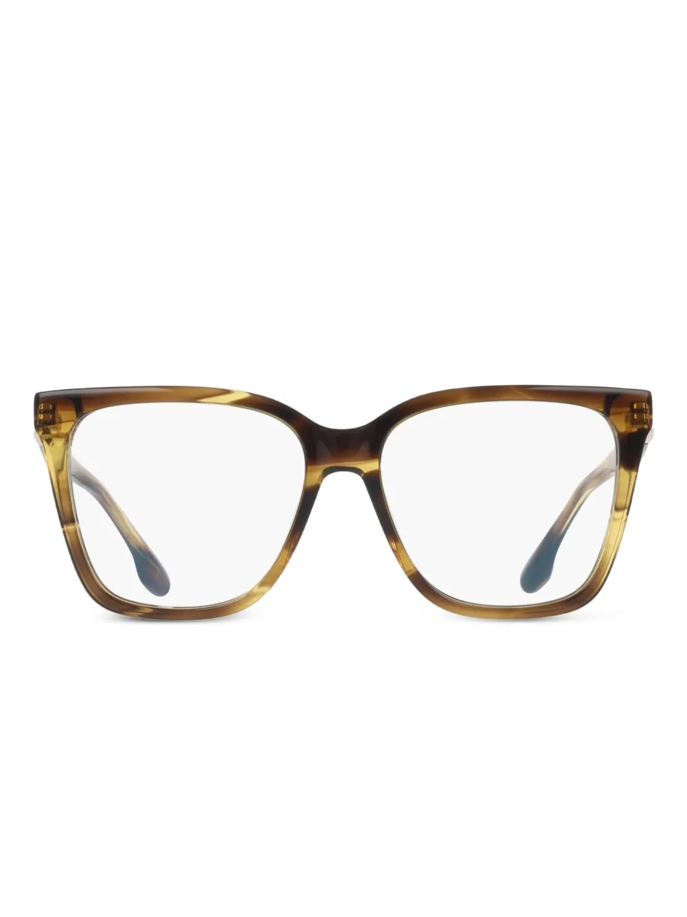 Victoria Beckham square-frame glasses Groen