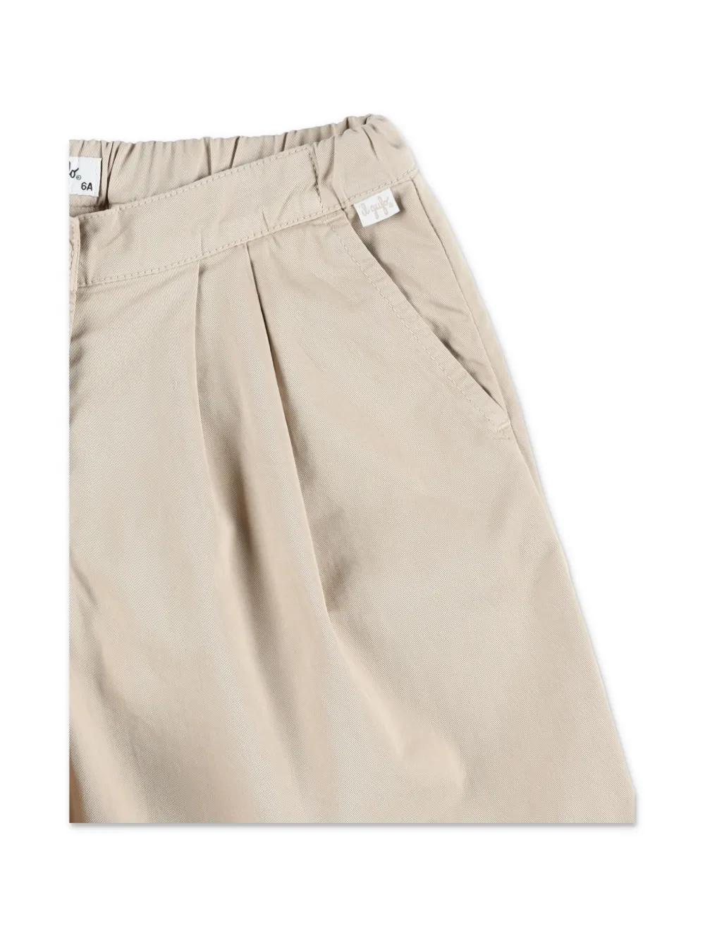 Il Gufo Geplooide bermuda shorts Beige