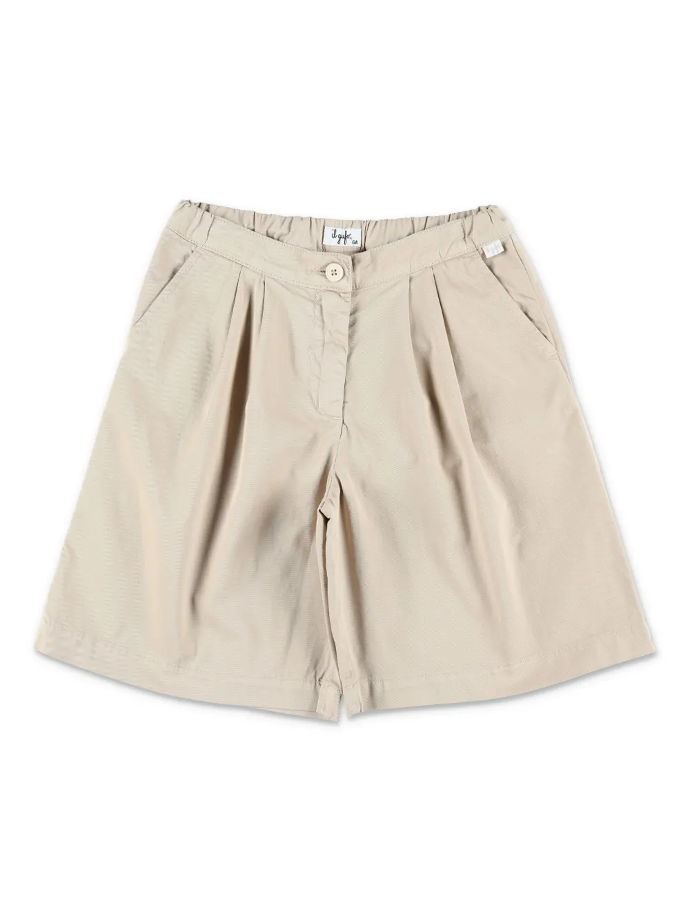 Il Gufo Geplooide bermuda shorts Beige