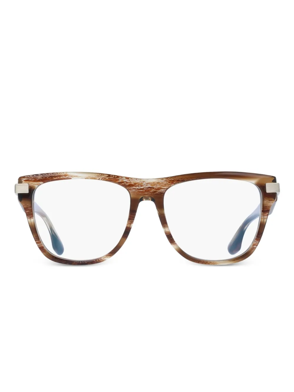 Victoria Beckham Eyewear Bril met rechthoekig montuur Bruin