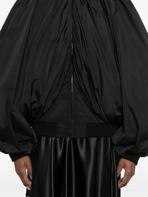 ブルゾン Balenciaga Draped Bomber Jacket Balenciaga Bomber Jacket Black - SS23 - JP