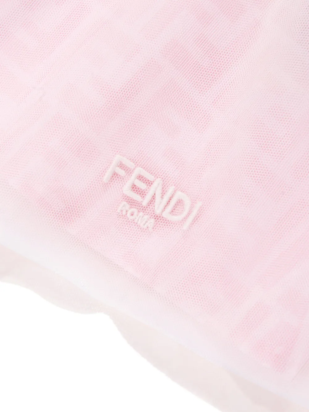Fendi Kids Tulen jurk Roze