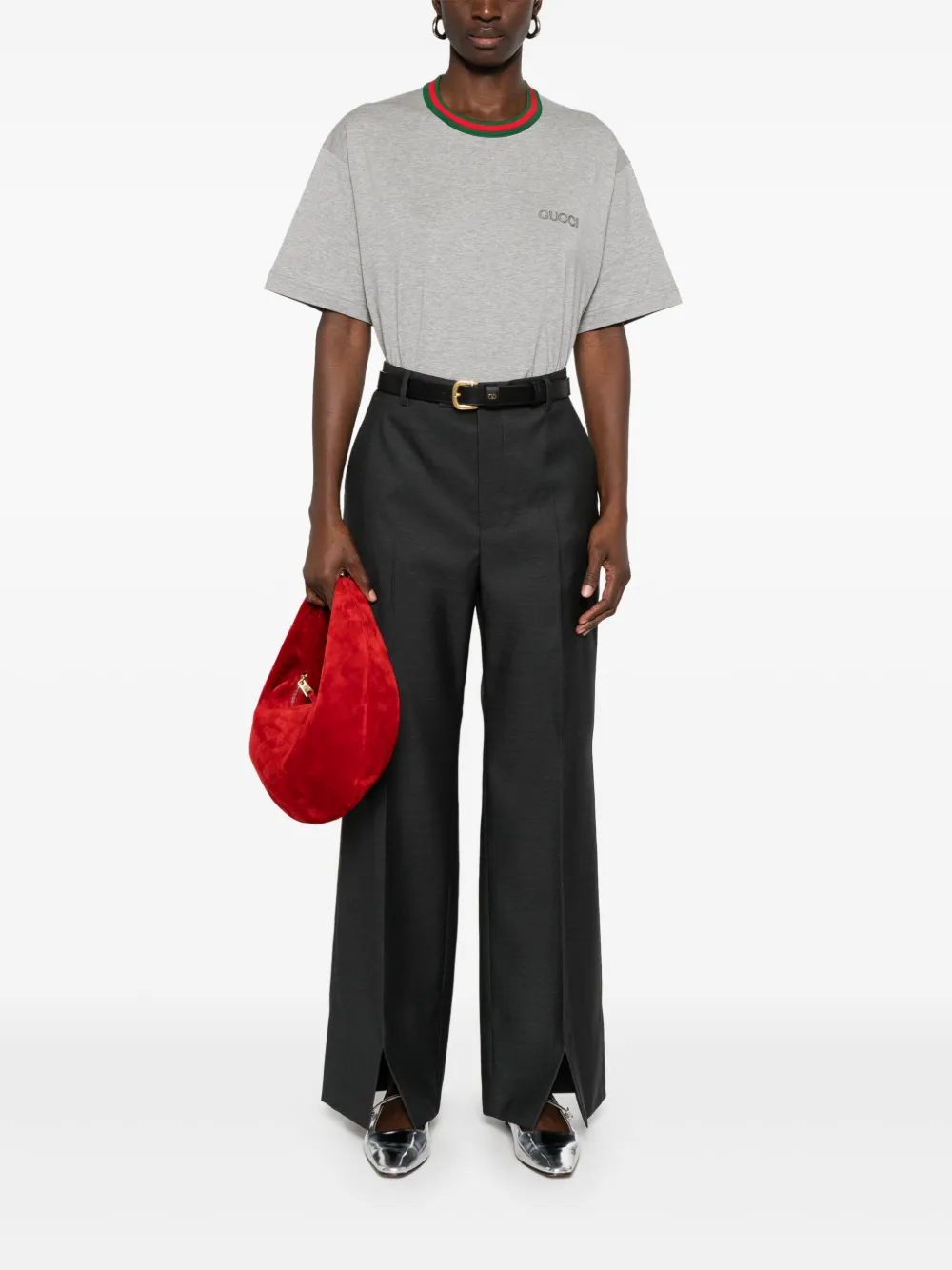 Gucci Web-Stripe jersey T-shirt | T-Shirts & Jersey Shirts | Image 2