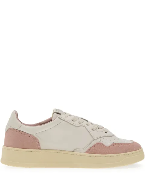 Autry Medalist Low suède sneakers met vlakken