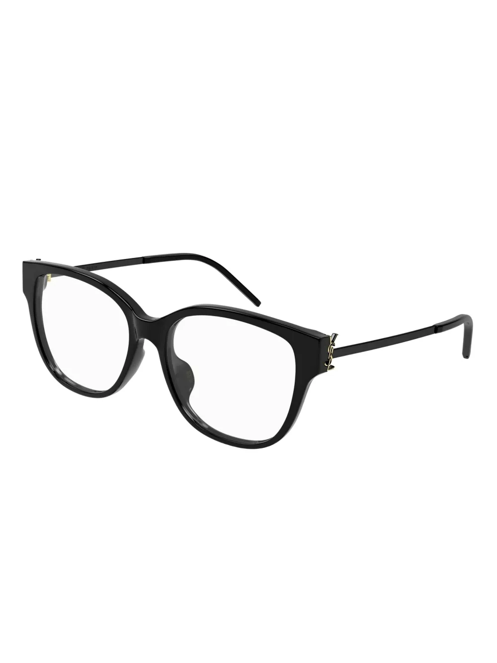 Saint Laurent acetate cat-eye glasses Zwart