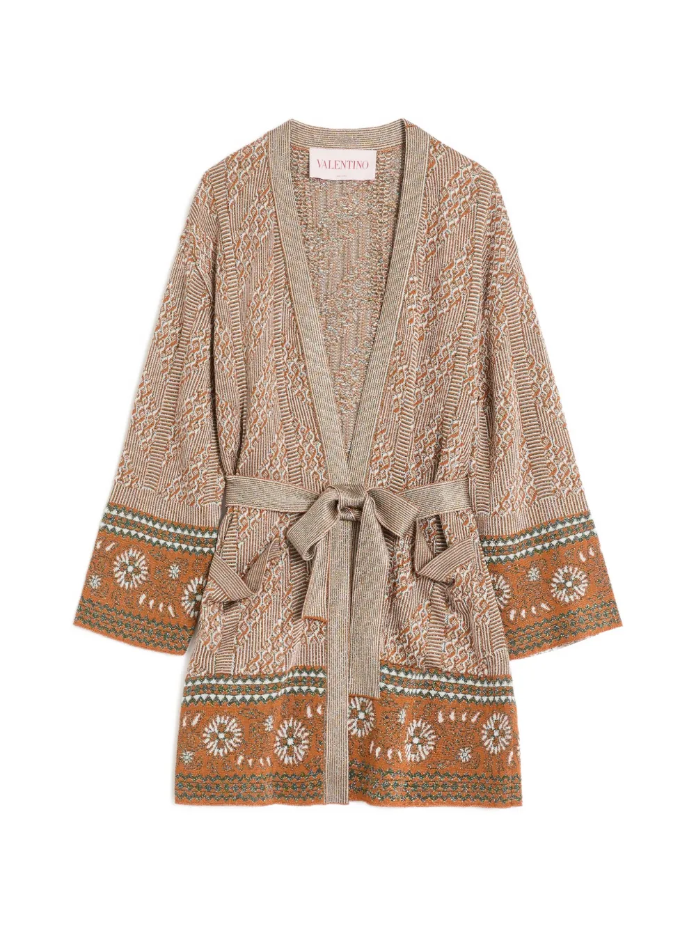 Valentino Garavani Ja met jacquard-patroon Beige
