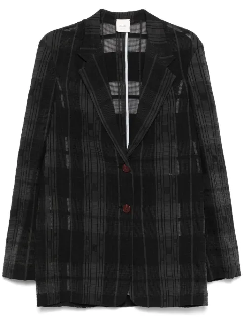 Alysi blazer à carreaux