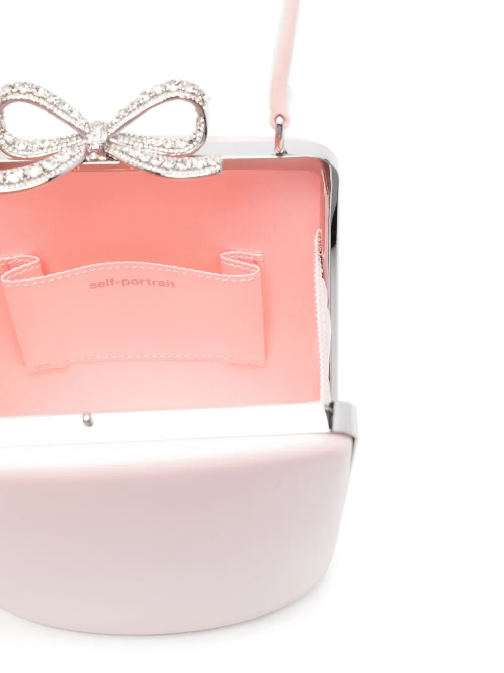 Self-Portrait Shopper met strikdetail Roze