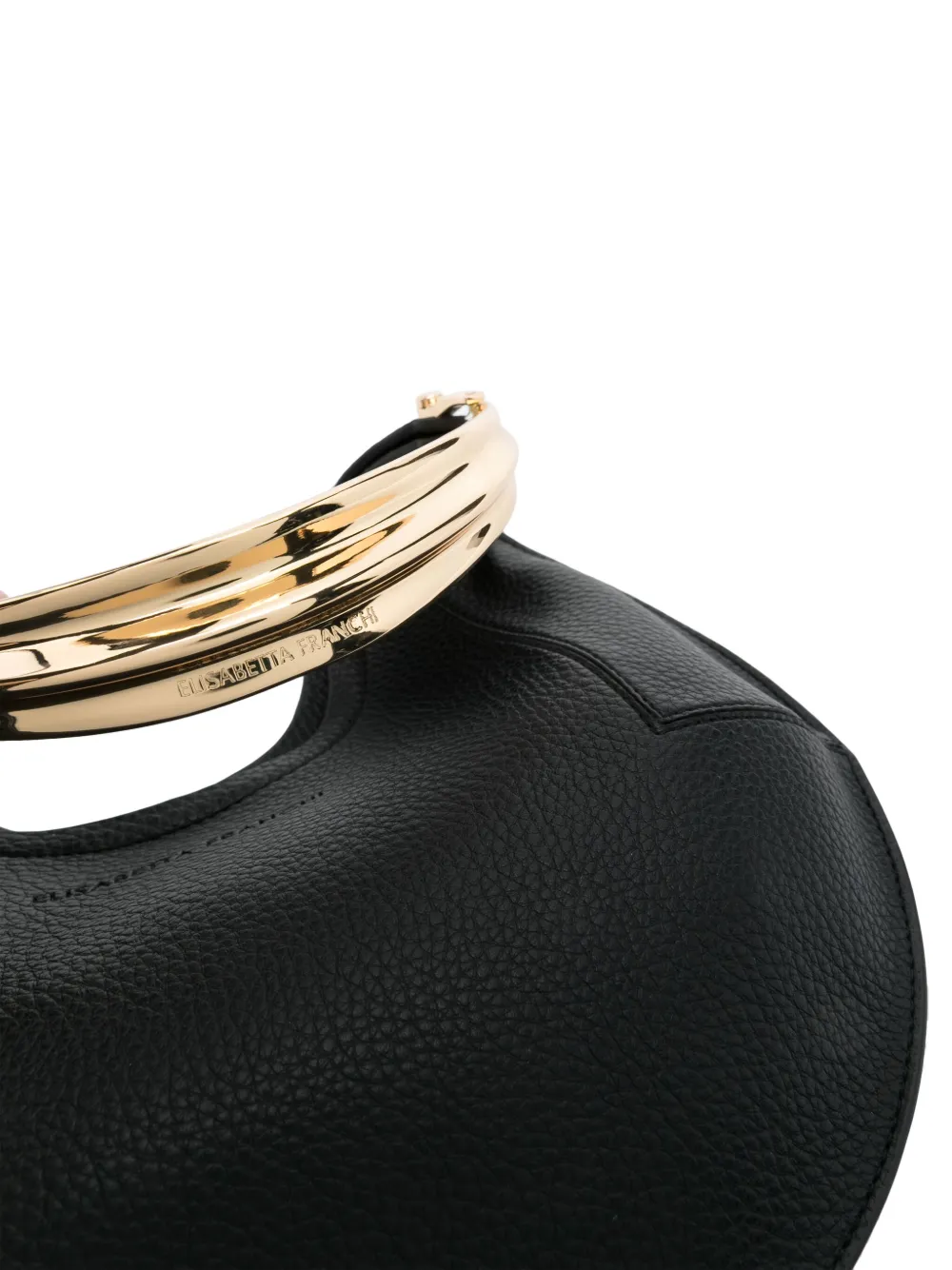Elisabetta Franchi Kleine shopper met verfraaide handgreep Zwart