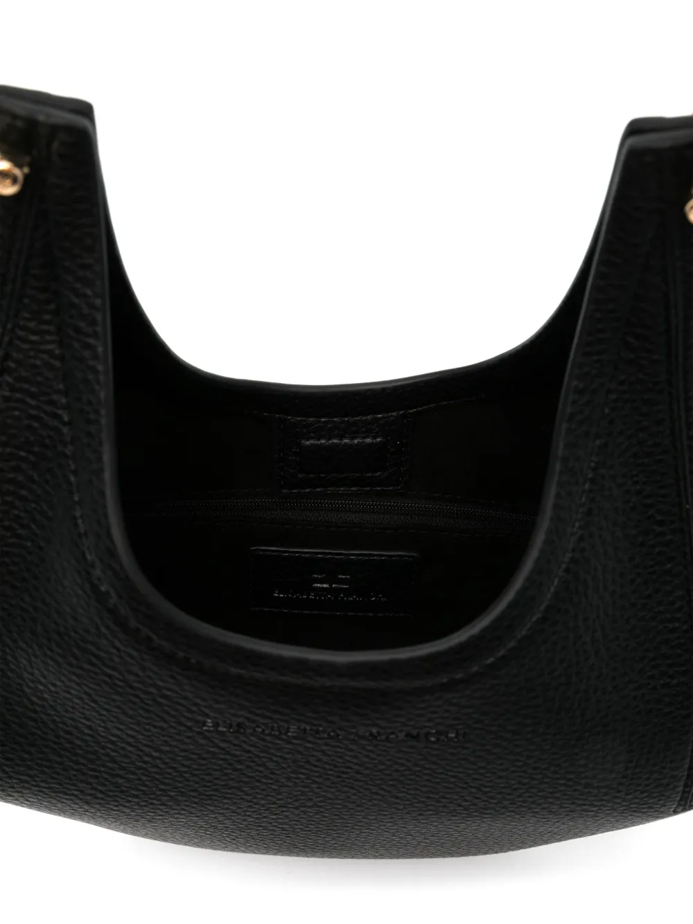 Elisabetta Franchi Kleine shopper met verfraaide handgreep Zwart