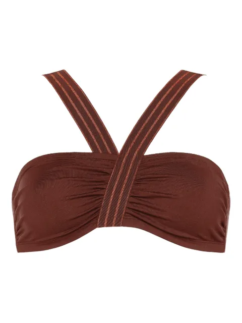 ERES Rendez-vous ruched strap bikini top