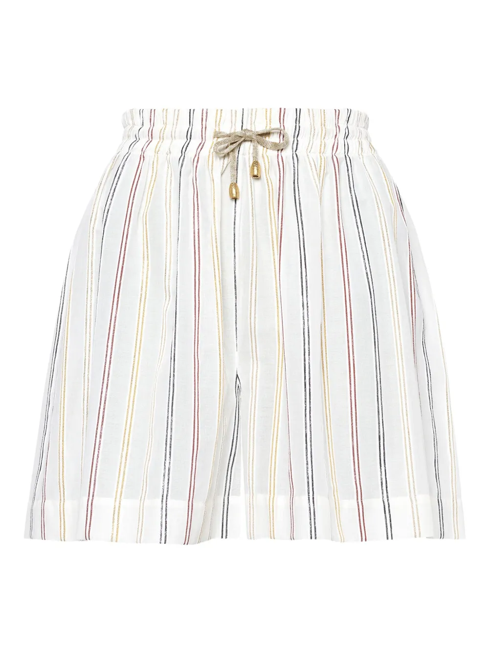 ERES Gestreepte ruimvallende shorts Wit