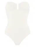ERES Cassiopée ruched bandeau swimsuit - White
