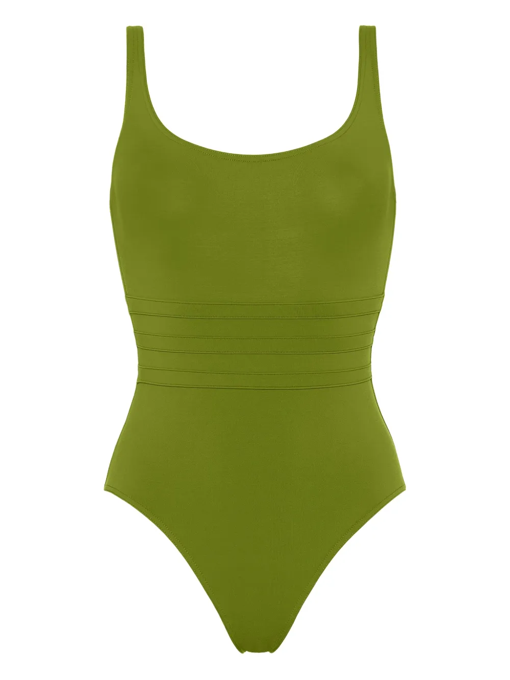 ERES Asia badpak met geribbeld detail Groen