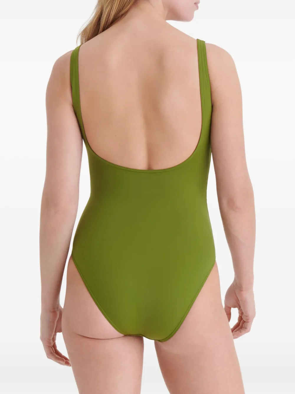 ERES Asia badpak met geribbeld detail Groen
