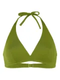 ERES Gang tie-back triangle bikini top - Green