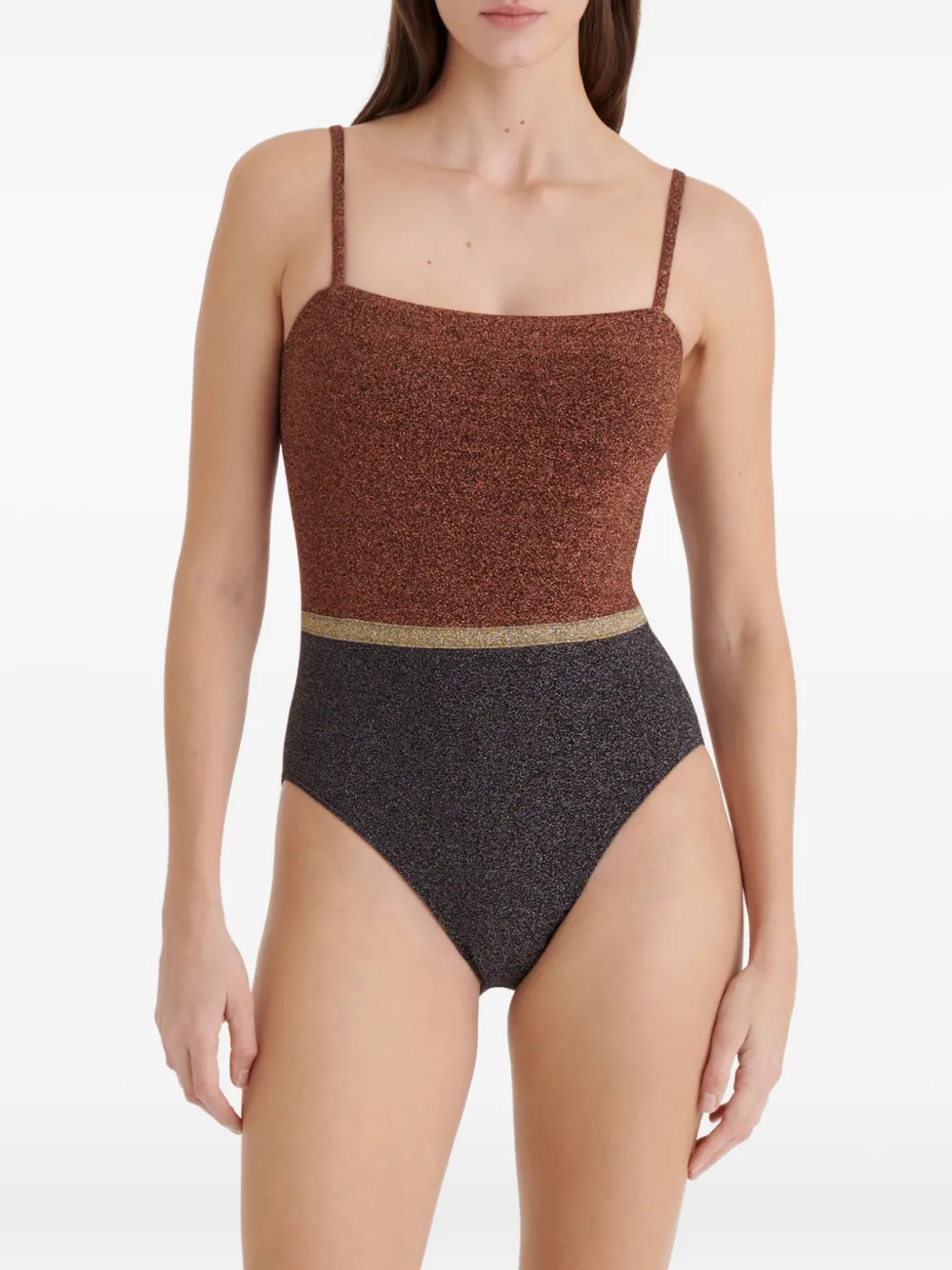 ERES Calanque lurex badpak Bruin